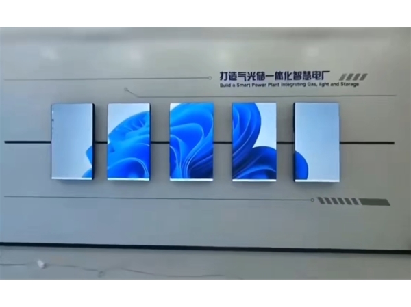 左右开合滑轨屏